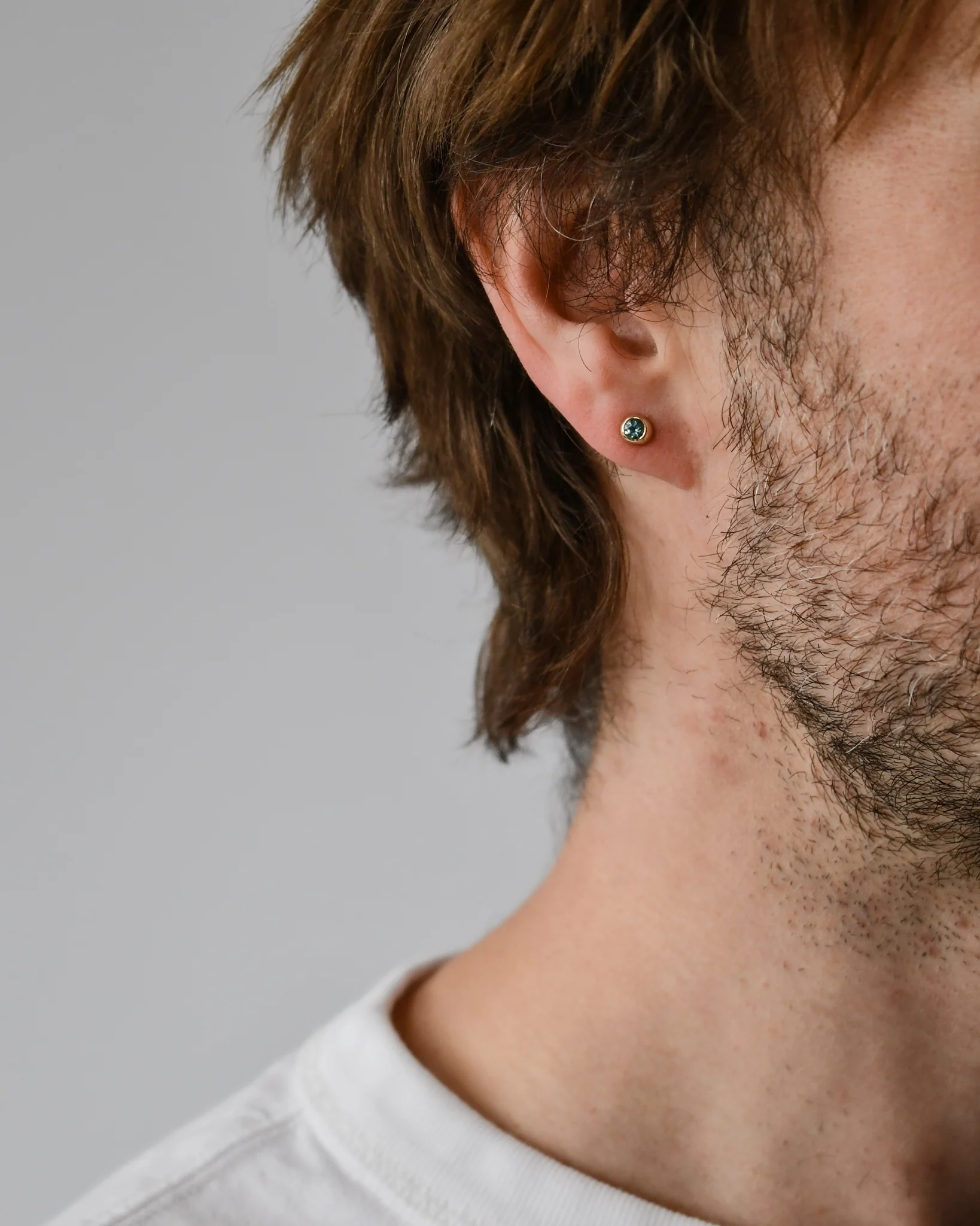 DEW DROP STUDS | AQUAMARINE | SAMPLE - Image 4
