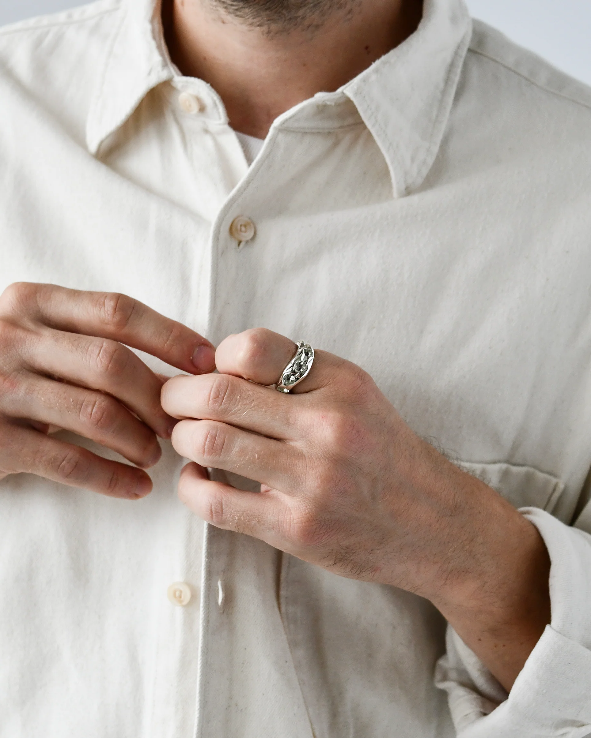 MAGMA RING | GREEN QUARTZ - Image 10