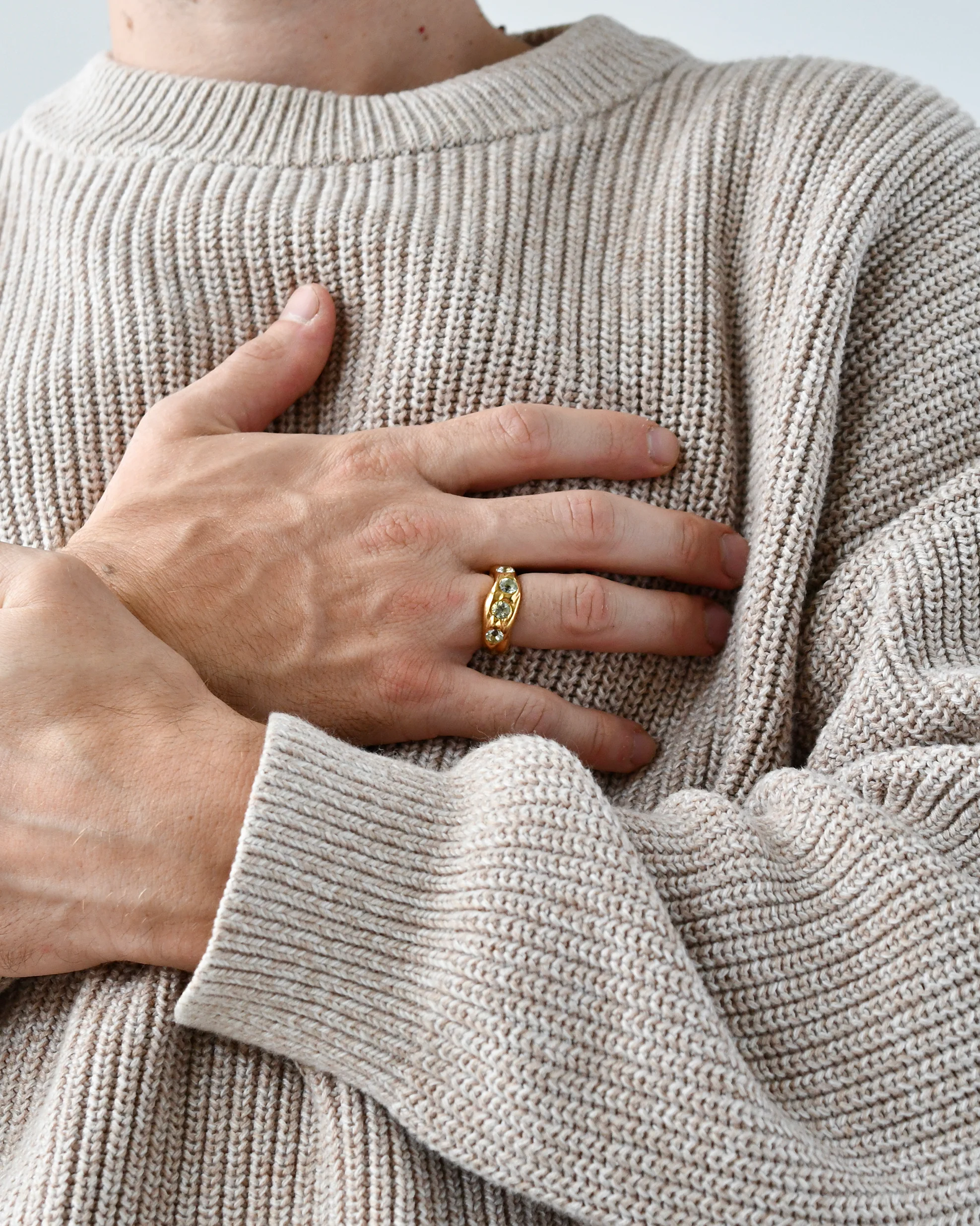 MAGMA RING | GREEN QUARTZ - Image 3