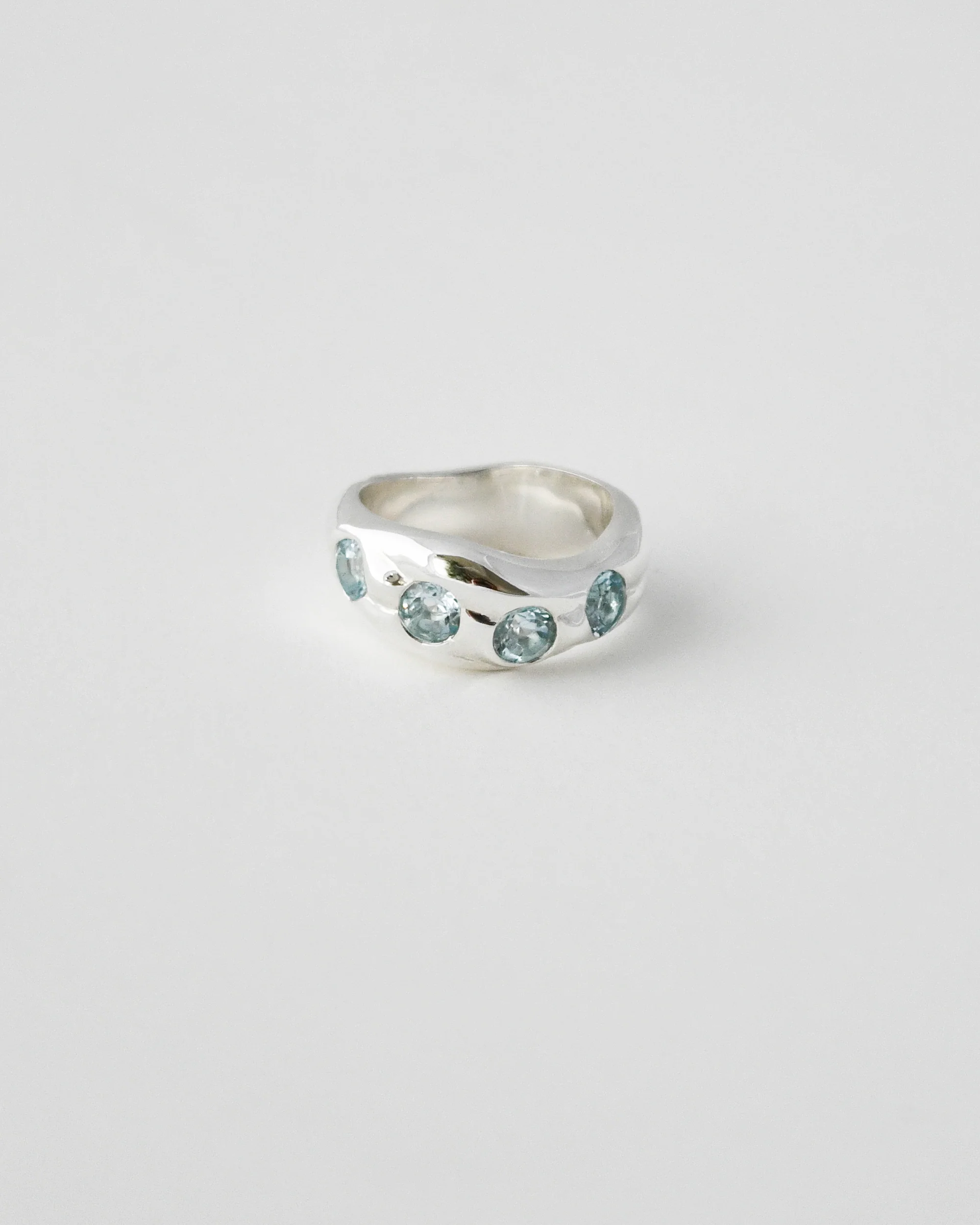 MAGMA RING | SKY BLUE TOPAZ | SAMPLE - Image 6